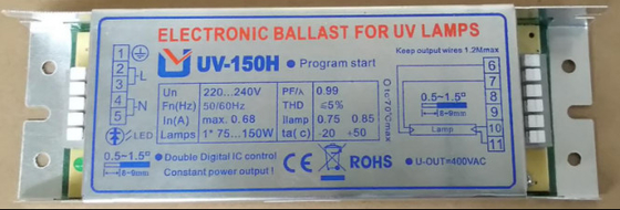 Lampa bakteriobójcza w kształcie litery H Statecznik elektroniczny do lamp UV 150W