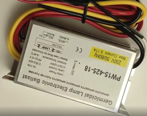 Elektroniczny sterylizator balastowy 24 V DC z lampą UVC 18 w 4-stykowy do T5