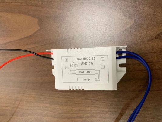 Statecznik UV 12VDC Elektroniczny statecznik 3W UV o małej mocy zabijający bakterie