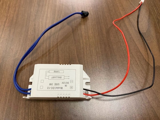 Statecznik UV 12VDC Elektroniczny statecznik 3W UV o małej mocy zabijający bakterie