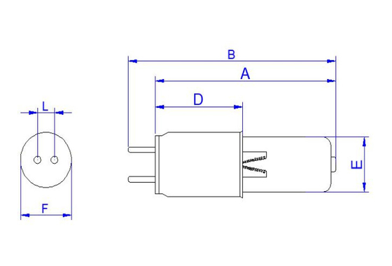 Statecznik UV 12VDC Elektroniczny statecznik 3W UV o małej mocy zabijający bakterie