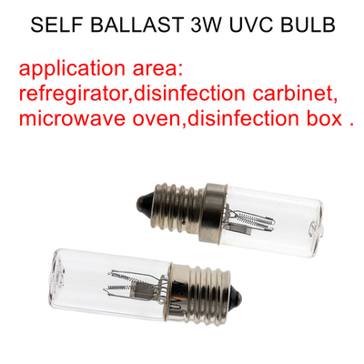 0.29A Silna żarówka UVC 4W Self Ballast UV Ozonowa lampa bakteriobójcza