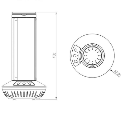 Home Office 40W Sterylizator UV Wentylator Dezynfekcja powietrza Dezynfekcja UVC Light