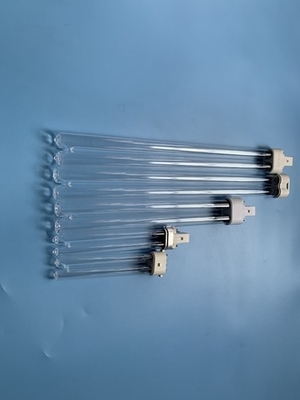 H Typ 40W Szklane świetlówki UVC 185nm Lampa do dezynfekcji ozonowej UV do powietrza