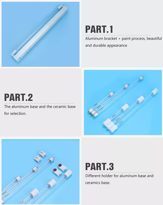 promienie ultrafioletowe Medical H Shape UVC Tube G23 Base UV Dezynfekcja Tube