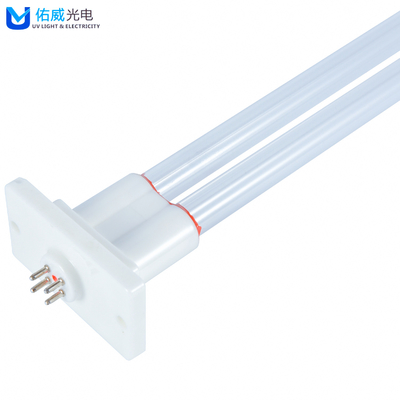 Amalgamatowa lampa UV 185nm U Kształt O3 Wysoki ozon UVC Rozkłada olej